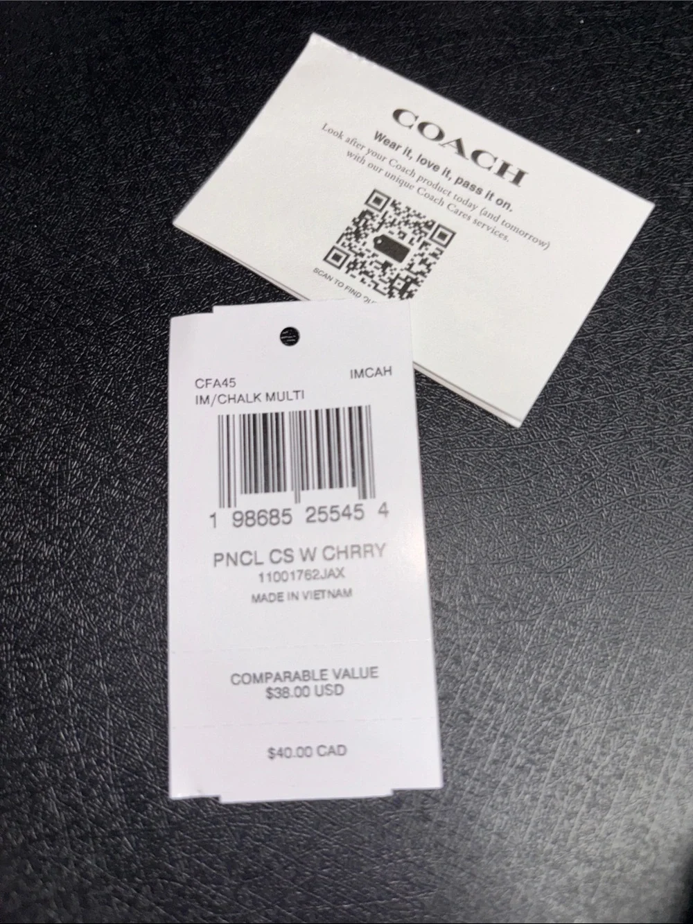 Coach phone case